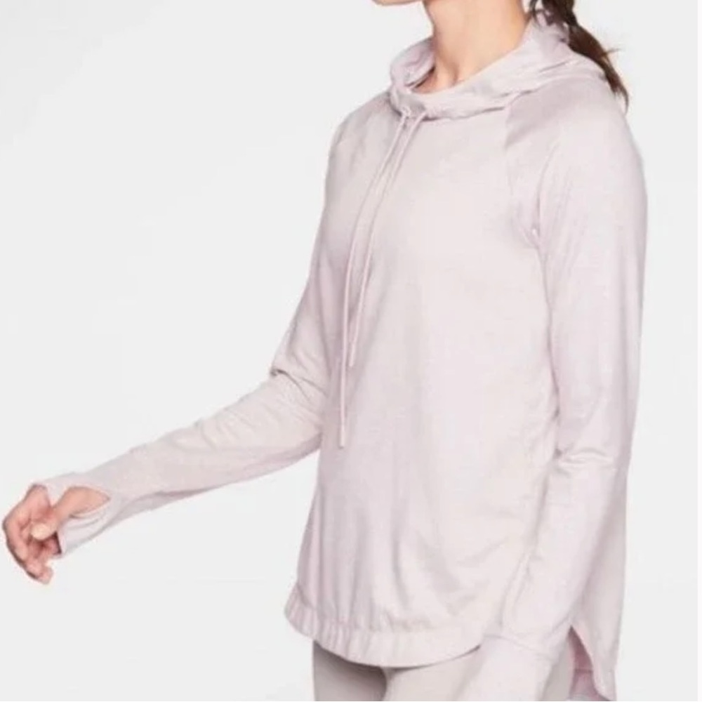 ATHLETA Uptempo Cowl Neck Hoodie Sweatshirt